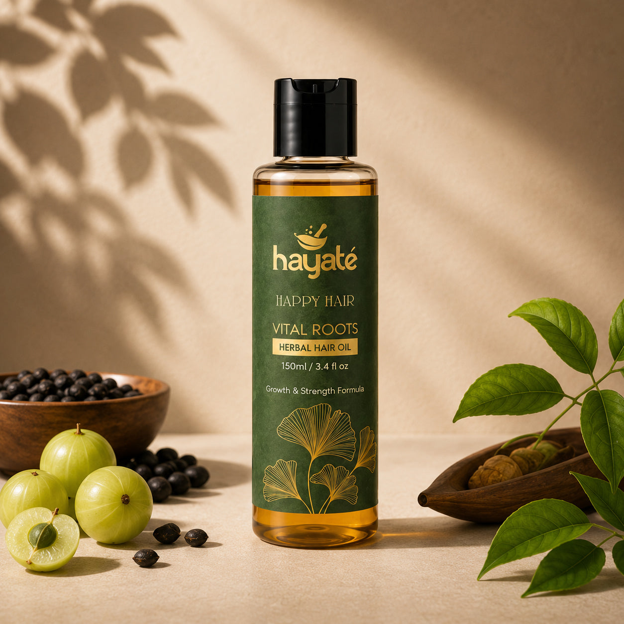 Hayate Vital Roots Herbal Hair Oil